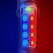 USB Rechargeable Bicycle Rear Safety Tail Light With Red And Blue LED 0