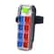 USB Rechargeable Bicycle Rear Safety Tail Light With Red And Blue LED 7