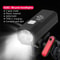 USB Rechargeable Bike Front Light And Taillight Set With Three Lighting Modes 0