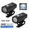 USB Rechargeable Bike Front Light And Taillight Set With Three Lighting Modes 3
