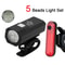 USB Rechargeable Bike Front Light And Taillight Set With Three Lighting Modes 6