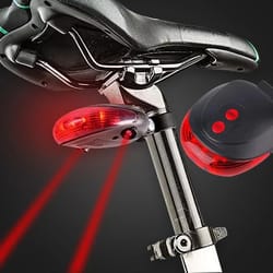 rechargeable bicycle rear led tail light for night riding safety
