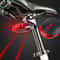 Rechargeable Bicycle Rear LED Tail Light For Night Riding Safety 0