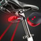 Rechargeable Bicycle Rear LED Tail Light For Night Riding Safety 0