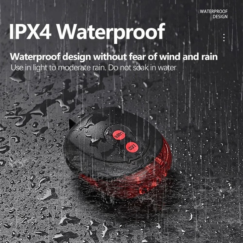 Rechargeable Bicycle Rear LED Tail Light For Night Riding Safety 3