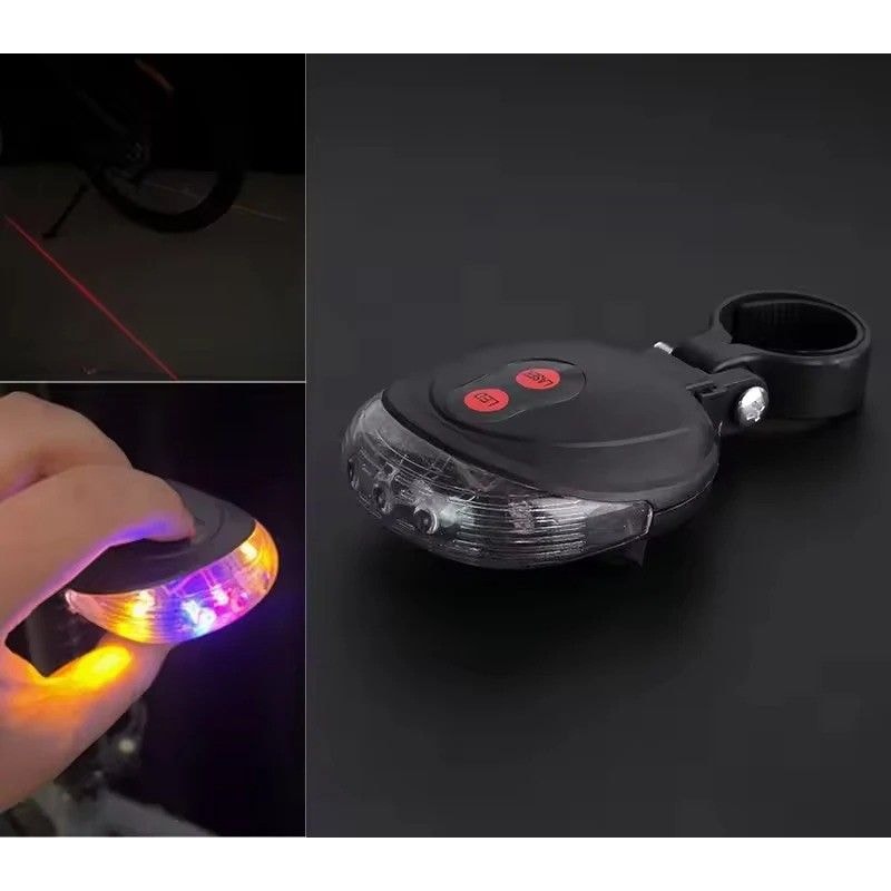 Rechargeable Bicycle Rear LED Tail Light For Night Riding Safety 6