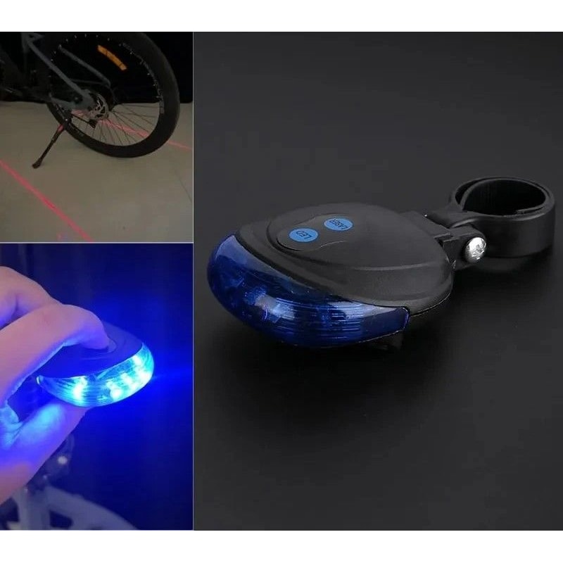 Rechargeable Bicycle Rear LED Tail Light For Night Riding Safety 7