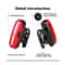 USB Rechargeable Bicycle Tail Light With Bright COB LED For Night Safety 2