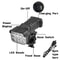 Rechargeable Bicycle Front LED Light With Horn For Night Riding 4