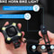 USB Rechargeable Bike Light With Electronic Bell And Horn Cycling Safety Headlight 0