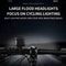 USB Rechargeable Bike Light With Electronic Bell And Horn Cycling Safety Headlight 2