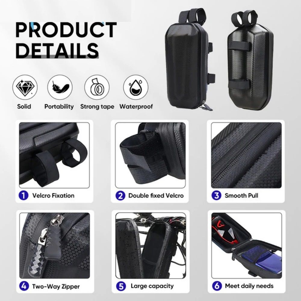 Large Capacity Electric Scooter Bag Front Handlebar Storage For Bike And Scooter 1