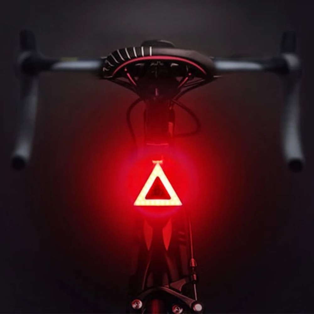 USB Rechargeable Bicycle Tail Light Multi Mode LED Cycling Rear Lamp 9