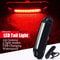 USB Rechargeable Bike Tail Light LED Bicycle Rear Safety Warning Lamp 0