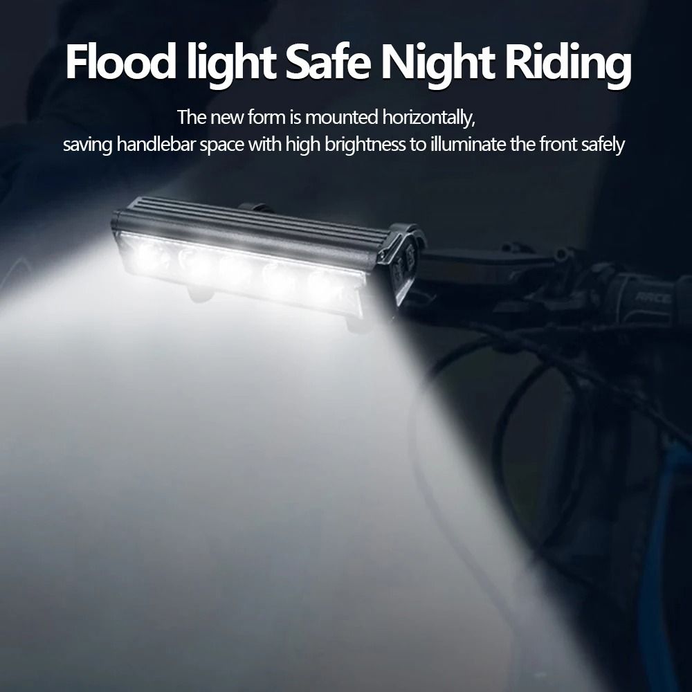 Rechargeable Bicycle Front Light Waterproof LED Bike Headlight 5