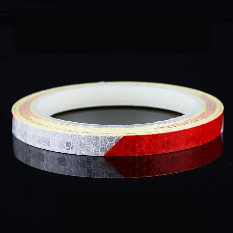 Reflective Bike Stickers Safety Tape Fluorescent Bicycle Warning Strips 9