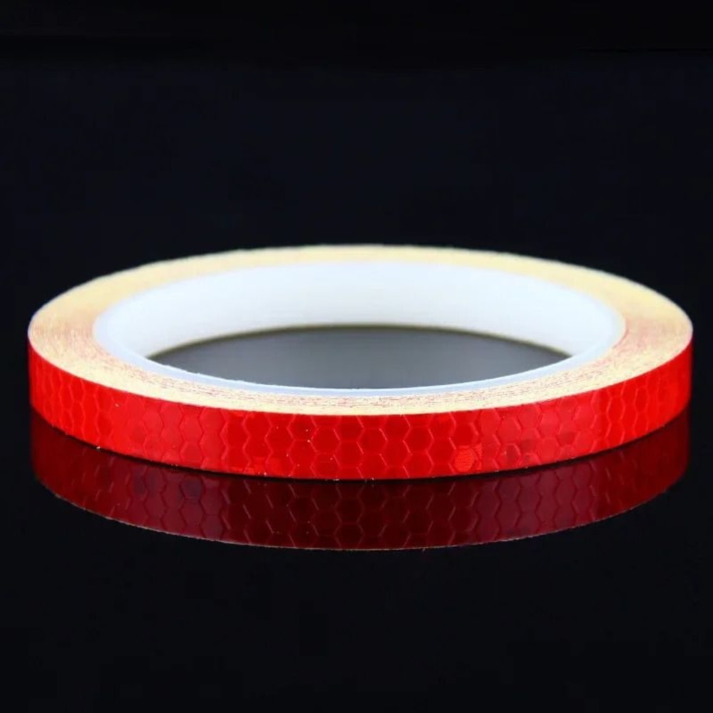 Reflective Bike Stickers Safety Tape Fluorescent Bicycle Warning Strips 10