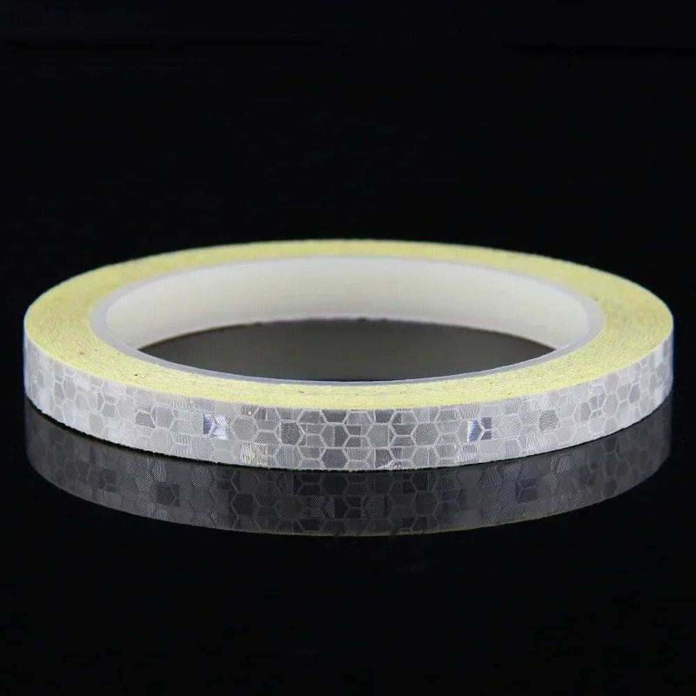 Reflective Bike Stickers Safety Tape Fluorescent Bicycle Warning Strips 11