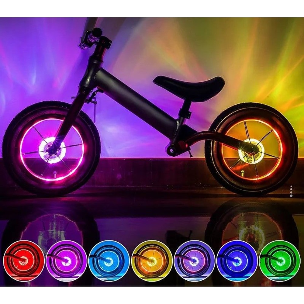 Rechargeable LED Bicycle Wheel Light Multi Color Bike Spoke Light 1