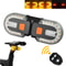 USB Rechargeable Bike Turn Signal Rear Light Wireless Remote Bicycle Tail Lamp 0