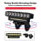 USB Rechargeable 8 LED Bike Front Light With Horn Bicycle Headlight 4