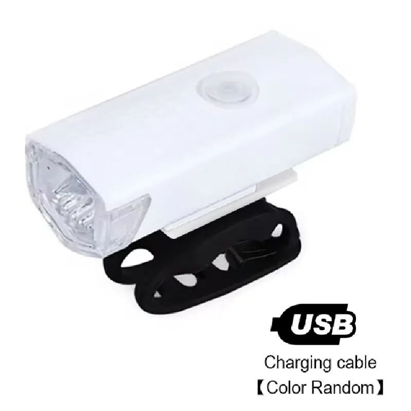 USB Rechargeable Bike Front Light LED Bicycle Headlamp With Three Modes 6