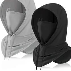 unisex full face sun protection mask breathable outdoor sports cap