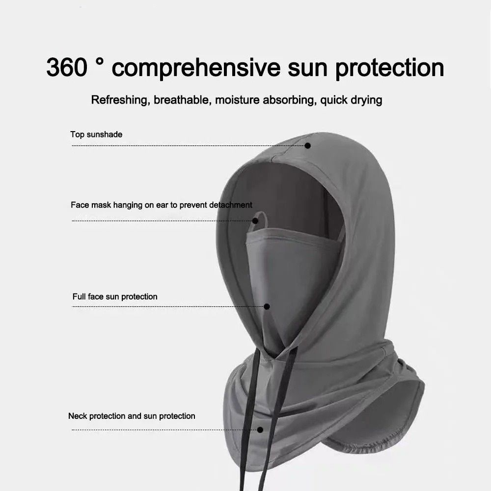Unisex Full Face Sun Protection Mask Breathable Outdoor Sports Cap 1