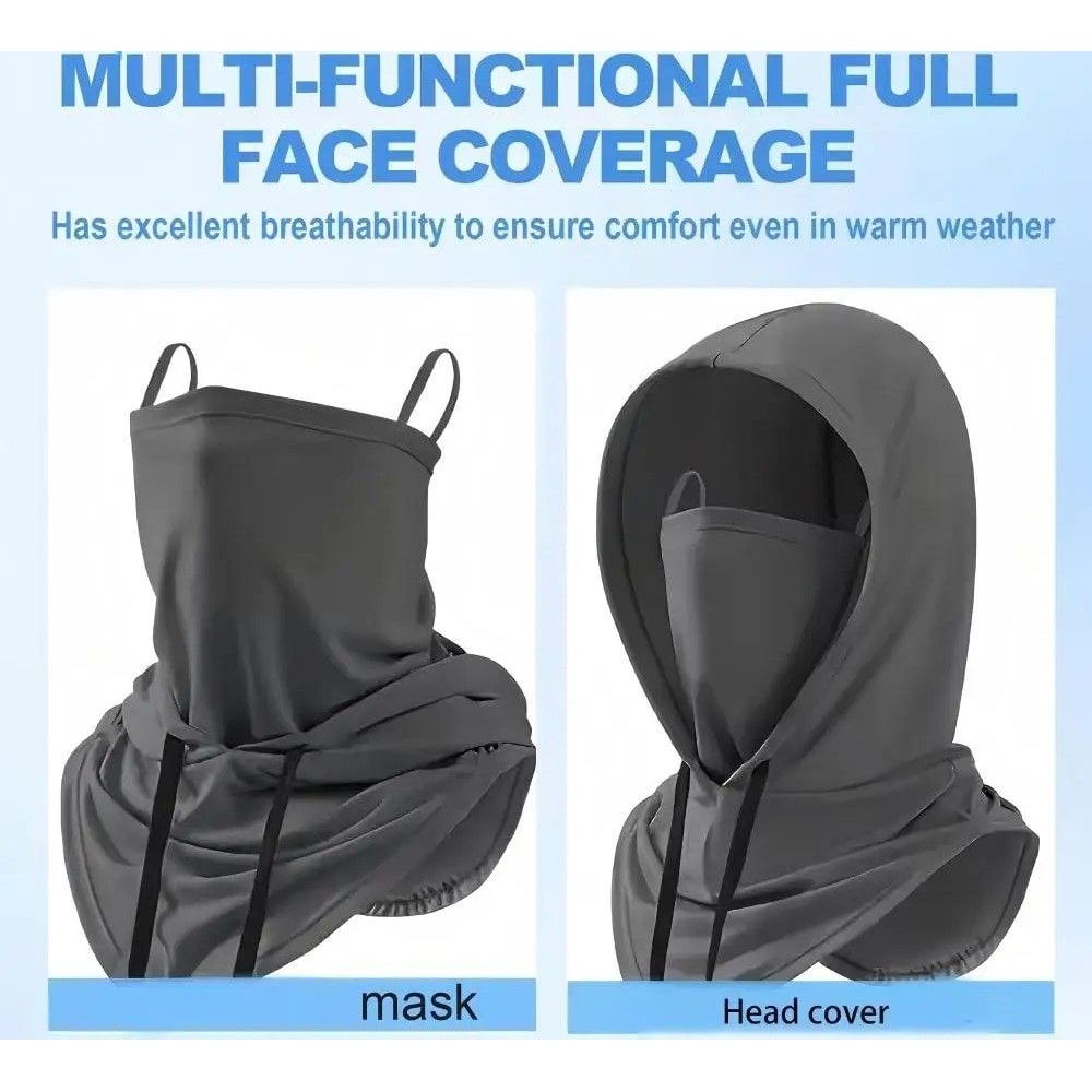 Unisex Full Face Sun Protection Mask Breathable Outdoor Sports Cap 3