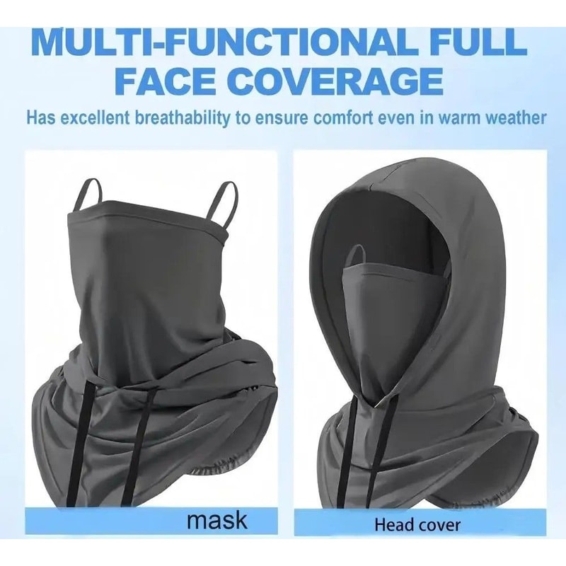 Unisex Full Face Sun Protection Mask Breathable Outdoor Sports Cap 3