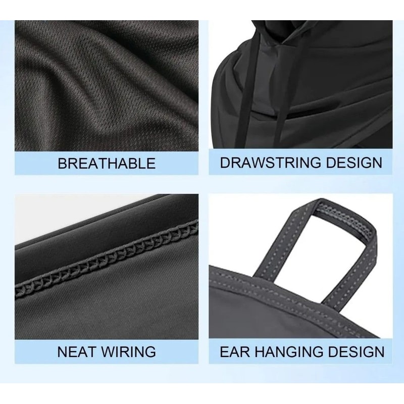 Unisex Full Face Sun Protection Mask Breathable Outdoor Sports Cap 4