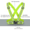 Adjustable Reflective Safety Vest For Cycling Running And Outdoor Activities 2