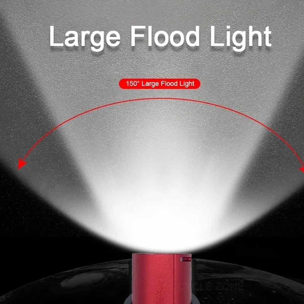 USB Rechargeable Mini Bicycle Front Light Waterproof LED Headlight 2