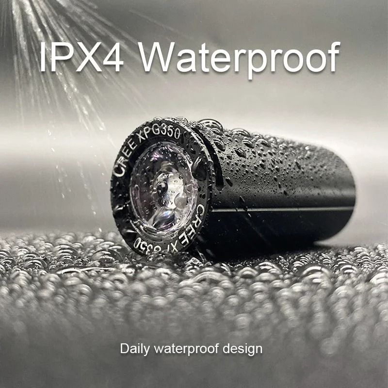 USB Rechargeable Mini Bicycle Front Light Waterproof LED Headlight 4