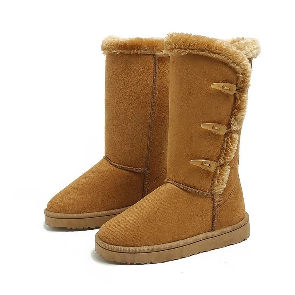 Women Winter Snow Boots Warm Plush Platform Casual Shoes 4