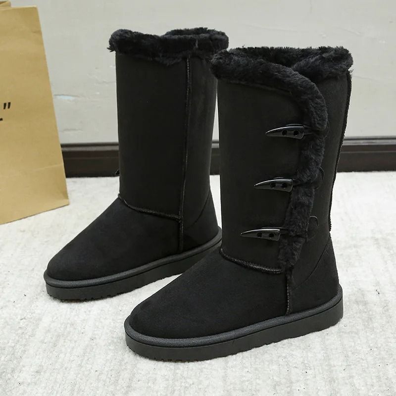 Women Winter Snow Boots Warm Plush Platform Casual Shoes 5