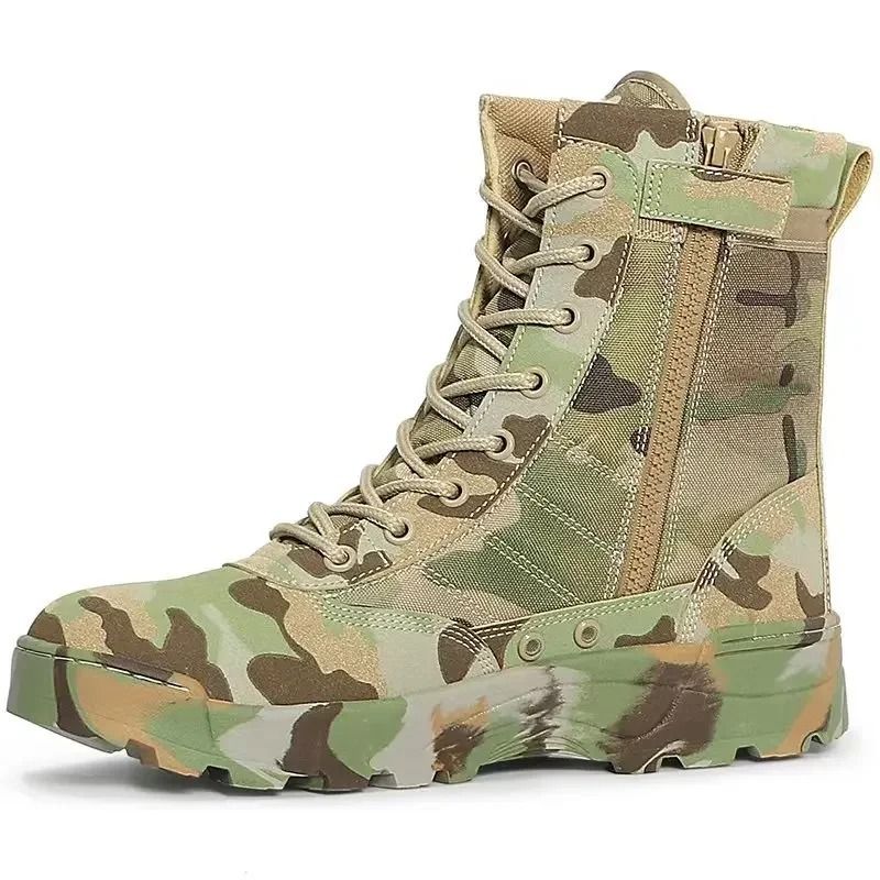 Tactical Military Boots Men Desert Combat Outdoor Hiking Ankle Shoes 9