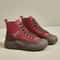 Women Sports Boots Leather Lace Up Winter Canvas Casual Shoes 0