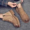 Genuine Leather Men Chelsea Boots High Top Ankle Shoes 2