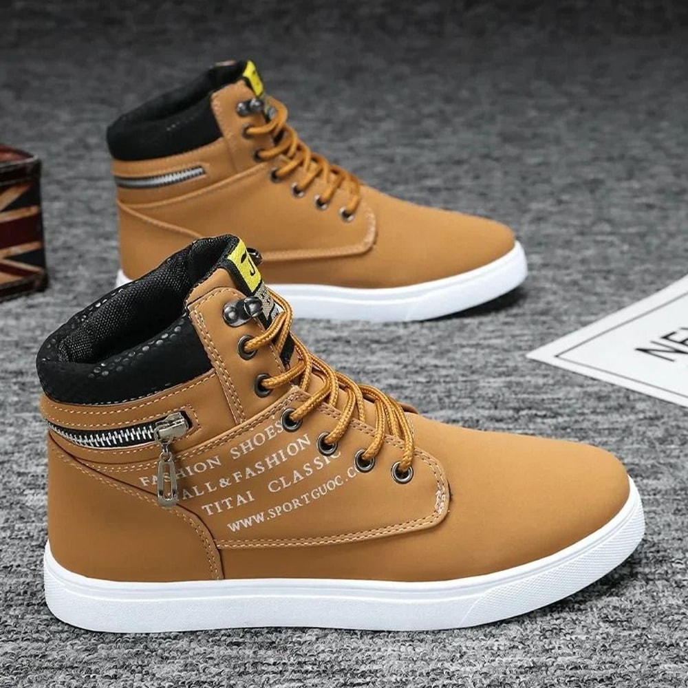 Men Casual Non Slip Lightweight Sneaker Fashion Platform Shoes 0