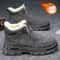 Men Snow Boots Winter Anti Slip Plush Warm High Top Outdoor Work Shoes 5