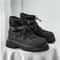 Men Platform Ankle Boots Fashion Strap Design Motorcycle Casual Outdoor Shoes 1