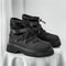 Men Platform Ankle Boots Fashion Strap Design Motorcycle Casual Outdoor Shoes 4