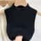 Slim Fit Knitted Tank Top Sleeveless Short Pullover Sweater For Women 3