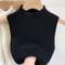 Slim Fit Knitted Tank Top Sleeveless Short Pullover Sweater For Women 3