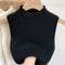 Slim Fit Knitted Tank Top Sleeveless Short Pullover Sweater For Women 7