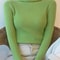 Elegant Ribbed Turtleneck Cashmere Soft Knit Pullover Basic Winter Jumper For Women 8