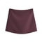 Vintage High Waist Mini Skort Fashion Side Zipper Shorts Skirt For Women 8
