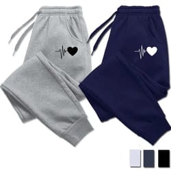 versatile high waist soft joggers comfortable baggy fitness sweatpants for women