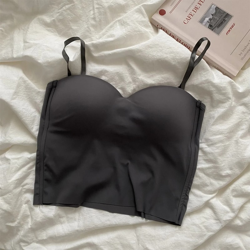 Seamless U Back Knitted Yoga Tank Top With Fixed Chest Pads Skin Friendly Gym Vest 9